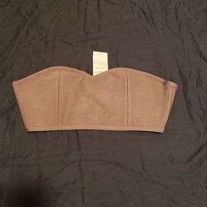 Nude Bandeau Bandage Top